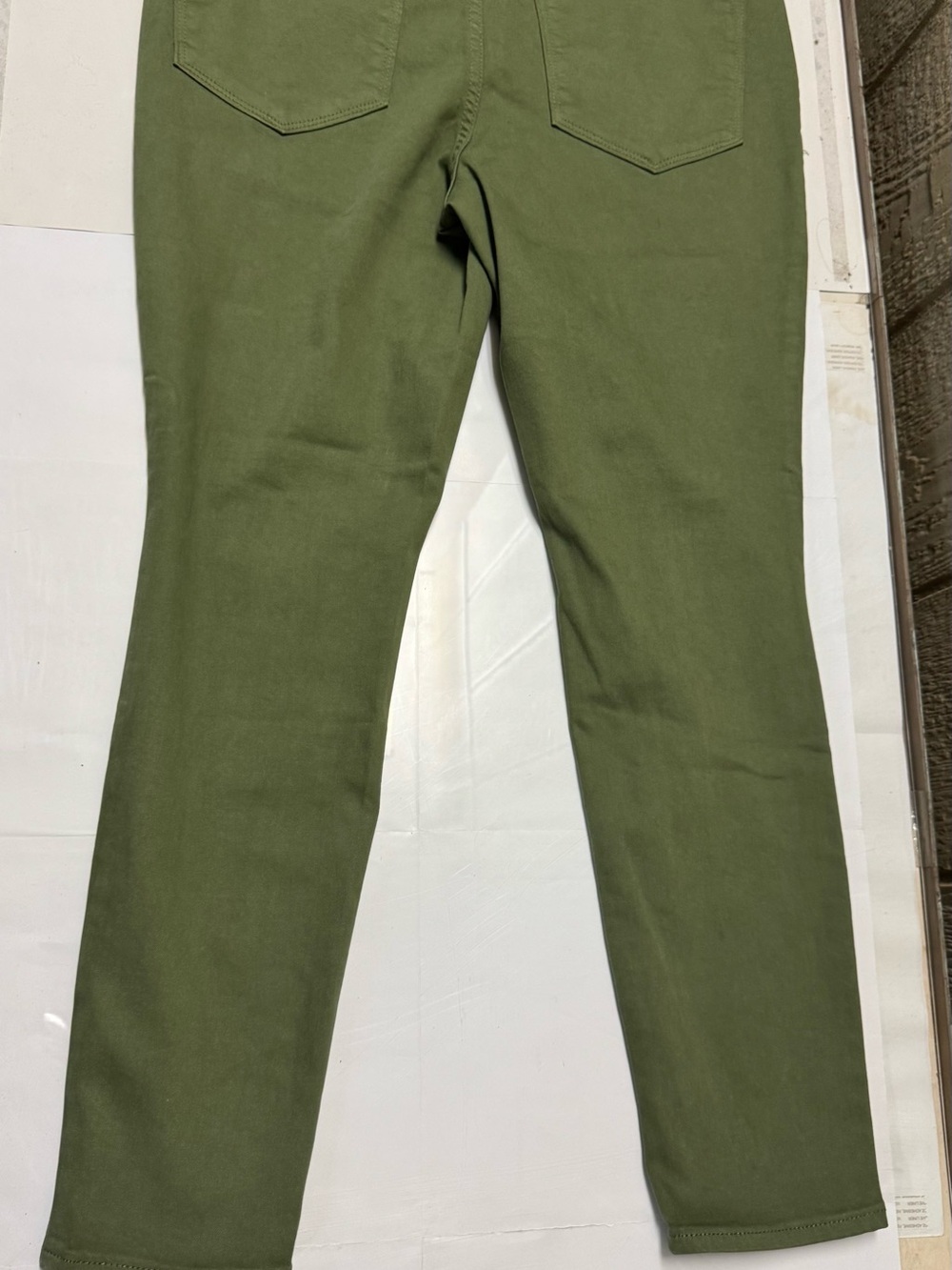 Old Navy Khaki Olive Green Skinny Pants army green jeans women’s 12 petite
